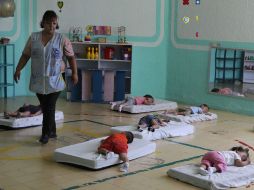 Recorrido por la guardería CADI María Guadalupe Elizondo Vega del sistema DIF Jalisco.  /