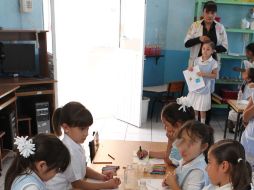 Los pequeños realizan distintas actividades de acuerdo a su edad.  /