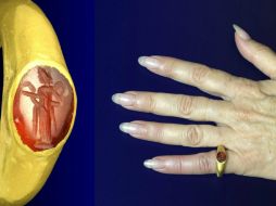 Arqueólogos israelíes hallaron en un yacimiento próximo a la ciudad de Kiriat Ga, un tesoro de 140 monedas de oro y plata. EFE  /