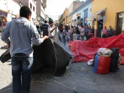 Profesores de la sección 22 del SNTE acordaron recesar su jornada de lucha en Oaxaca. NTX  /