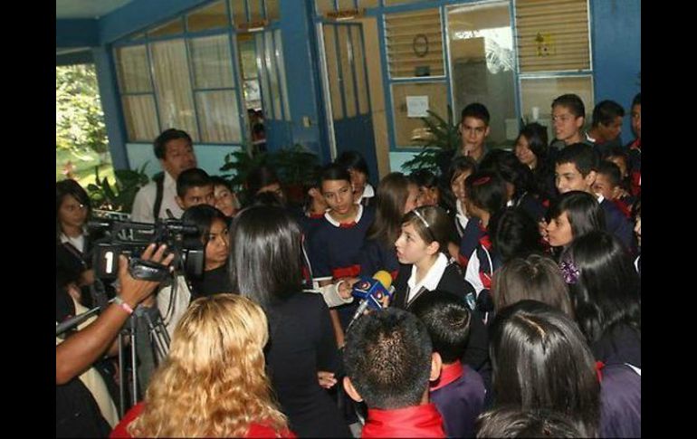 Los jóvenes, todos ellos menores de edad, se resistieron a entregar las pruebas ENLACE. ARCHIVO  /