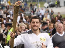El pasado miércoles, la antorcha cruzó la frontera de la República de Irlanda para alcanzar Dublín. AP  /