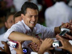 Peña comentó que su partido en la alternancia y en la competencia electoral ha mantenido una actitud de respeto alas instituciones. AP  /