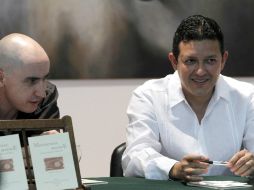 El escritor mexicano Carlos Martín Briceño, presentó su libro ''Montezuma´s Revenge''. NTX  /