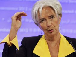 Responsables de distintos organismos financieros colaboran en la teleconferencia, como es el caso de Christine Lagarde del FMI. ARCHIVO  /