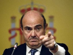 El ministro de Economía, Luis de Guindos, evitó dar una cifra concreta del préstamo solicitado. REUTERS  /