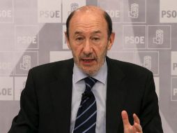 Alfredo Pérez Ruvalcaba, secretario del PSOE, manifestó su rechazo a rescate bancario de la UE a España. EFE  /