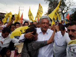 El candidato del Movimiento de Progresista, Andrés Manuel López Obrador. REUTERS  /