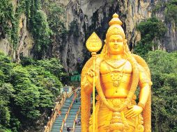 Lord Muruga. Deidad hindú que representa la felicidad, está en Selangor.  /