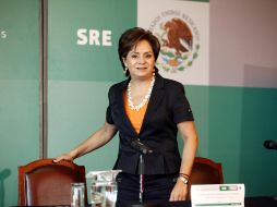 La secretaria de Relaciones Exteriores, Patricia Espinosa, planteó los términos en conferencia de su siguente reunión con el grupo.NTX  /