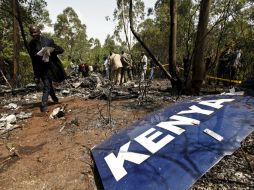 George Saitoti y su asistente viajaban en un helicóptero de la Policía. EFE  /