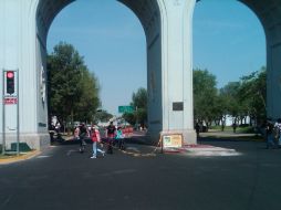 Los participantes en el recorrido no registrado hasta el momento acciones a favor de los candidatos.  /