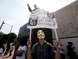 Al final la contingencia se dividió porque no lograron ponerse de acuerdo los jóvenes.  /