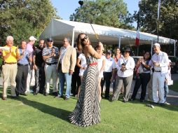 Jacqueline Bracamontes fue la madrina del evento. ESPECIAL  /