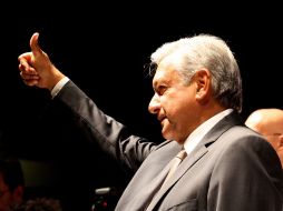 Andrés Manuel López Obrador tras el segundo debate presidencial. AFP  /
