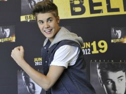 Bieber presentó los detalles de su nuevo disco en la Ciudad de México. EFE  /