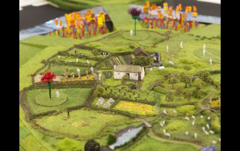 Recrearán escenas campestres en la primera parte donde no faltarán los los clásicos paisajes rurales del Reino Unido. EFE  /