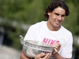 El español denunció el robo de su reloj un día después de triunfar en la arcilla. AFP  /