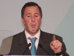José Antonio Meade, secretario de Hacienda, criticó la propuesta de AMLO para ahorrar 300 mil millones de pesos. NOTIMEX  /
