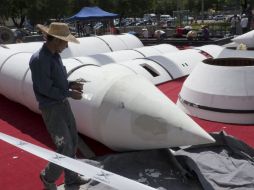 El despegue de Shenzhou IX se anunció en febrero pasado, aunque se informó que sería una nave. EFE  /