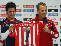 Rafael Márquez Lugo portará la playera con el número 7 con Chivas. MEXSPORT  /