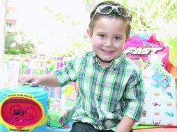 El festejado. Estefano Fajardo Ibarra.  /