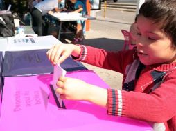 El pasado 29 de abril, el IFE instaló 15 mil 31 casillas para recabar la opinión de mas de dos millones 400 mil menores. ARCHIVO  /