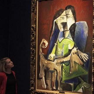 Subastan el cuadro 'Mujer de perro' de Picasso