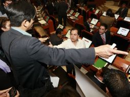 El PAN advirte que no se puede cambiar en sesiones extraordinarias. ARCHIVO  /