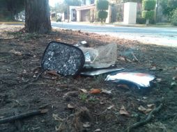 El aseguramiento derivó del choque entre dos vehículos, en la imagen resto de los automotores sobre avenida Novelistas.  /