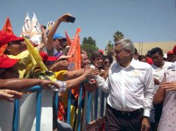 El candidato presidencial por la coalición Movimiento Progresista, Andrés Manuel López Obrador. NTX  /
