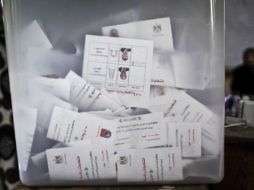 Imagen de una urna en El Cairo, capital de Egipto. AP  /