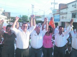 El mitin de ayer en esta localidad de la Región Valles fue uno de los de mayor asistencia.ESPECIAL  /