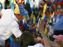 El candidato presidencial de la oposición de Venezuela, Henrique Capriles. REUTERS  /