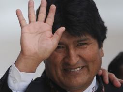El presidente de Bolivia, Evo Morales, inauguró en la frontera con Chile un tramo de 78 kilómetros de carretera interoceánica. ARCHIVO  /
