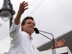 Enrique Peña Nieto dijo que será el primero en respetar el resultado de la jornada electoral. ARCHIVO  /