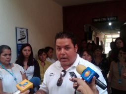 Alrededor de 20 trabajadores del Consejo Estatal de Familia leyeron un pronunciamiento.  /