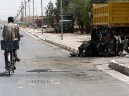 La violencia en Iraq ha disminuido con respecto a los terribles años 2006 y 2007, pero no ha cesado del todo. EFE  /