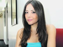 DECIDIDA. La actriz está convencida de que la pantalla grande es su elemento natural. EL UNIVERSAL  /