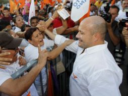 Enrique Alfaro dijo que su movimiento se ha levantado en la adversidad. ARCHIVO  /