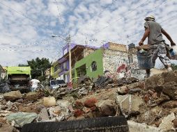 Vecinos de la colonia Balcones de la Frontera fueron quienes más padecieron los efectos de la tormenta en la Zona Metropolitana.  /