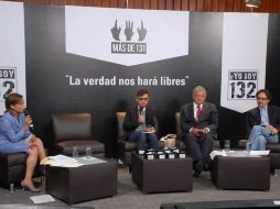 En la primera ronda fueron los universitarios quienes tomaron la batuta del debate. NTX  /