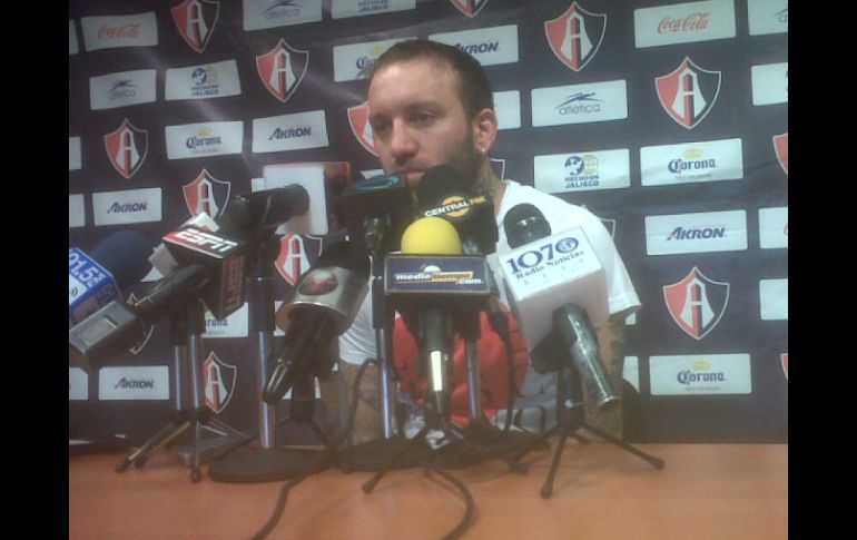 El atacante no le quita la ilusión a los rojinegros, sin embargo, recomienda mantener la calma.  /