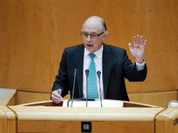 España no necesita ser rescatada, aseguró este miércoles el ministro de Hacienda, Cristóbal Montoro. EFE  /