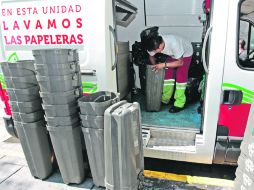 Las papeleras inteligentes. Este recurso fue clave para el reconocimiento.  /