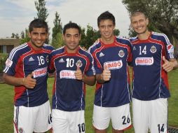 Los cuatro están ilusionados con la experiencia que vivirán en el Reino Unido. EFE  /