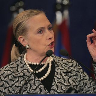 Hillary Clinton verá mañana a los príncipes de Asturias