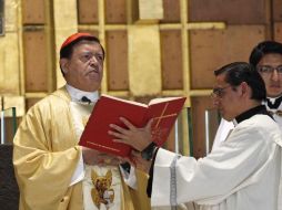 El Cardenal Norberto Rivera Carrera, Arzobispo Primado de México. NTX  /