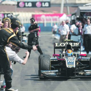 Esteban Gutiérrez  les pone la muestra