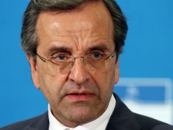 Antonis Samarás  ganó las elecciones legislativas en Grecia el domingo pasado. AFP  /